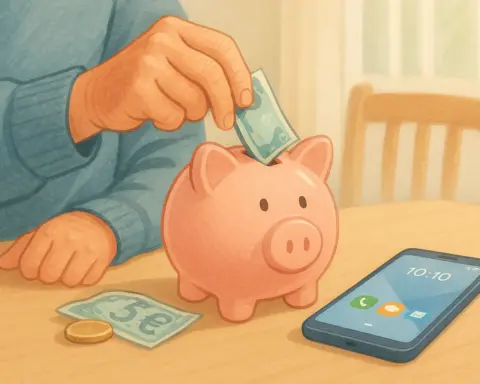 Ilustración que simboliza el ahorro que puede suponer una tarifa prepago de cinco euros para algunos usuarios.